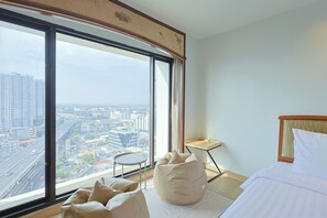 Quarto duplo luxo | Vista para a cidade