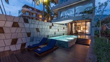 Ocean Front with Infinity Pool (King) | 1 chambre, literie de qualité supérieure, minibar