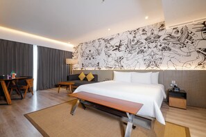 Estudi (  55  ) | Roba de llit d'alta qualitat, minibar i caixa forta a l'habitació 