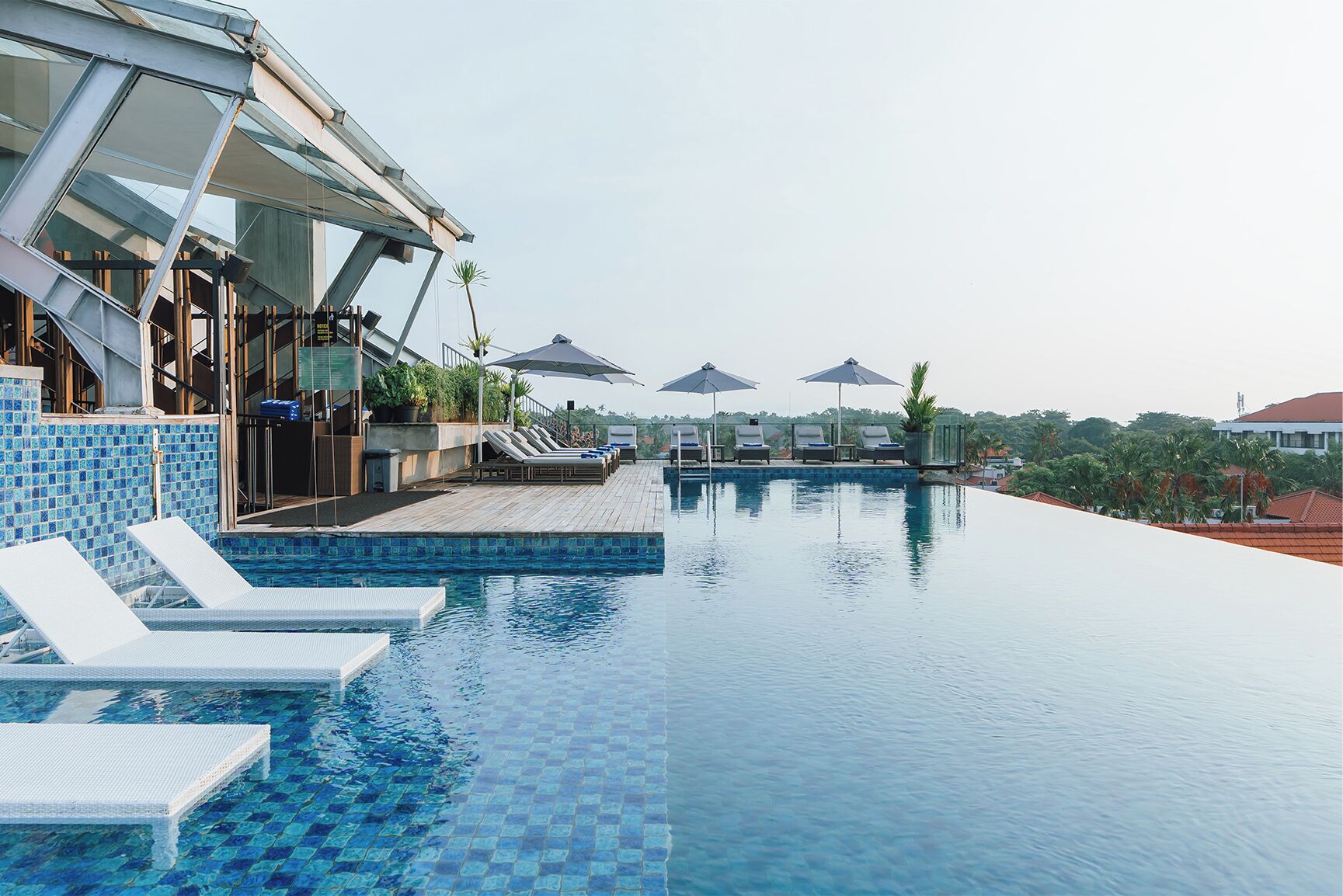 Alberca al aire libre 