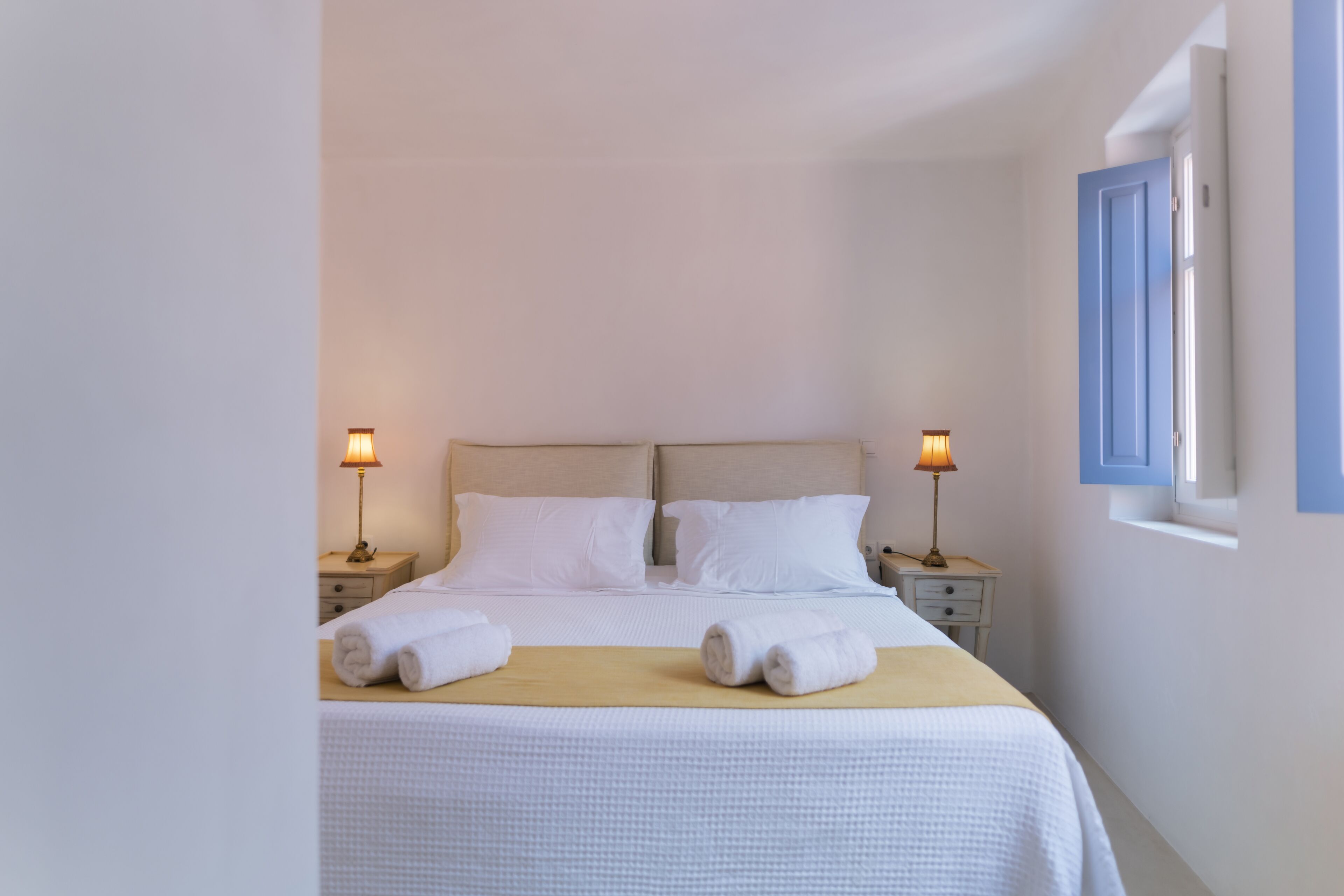 4 habitaciones, ropa de cama de alta calidad y colchones Tempur-Pedic 