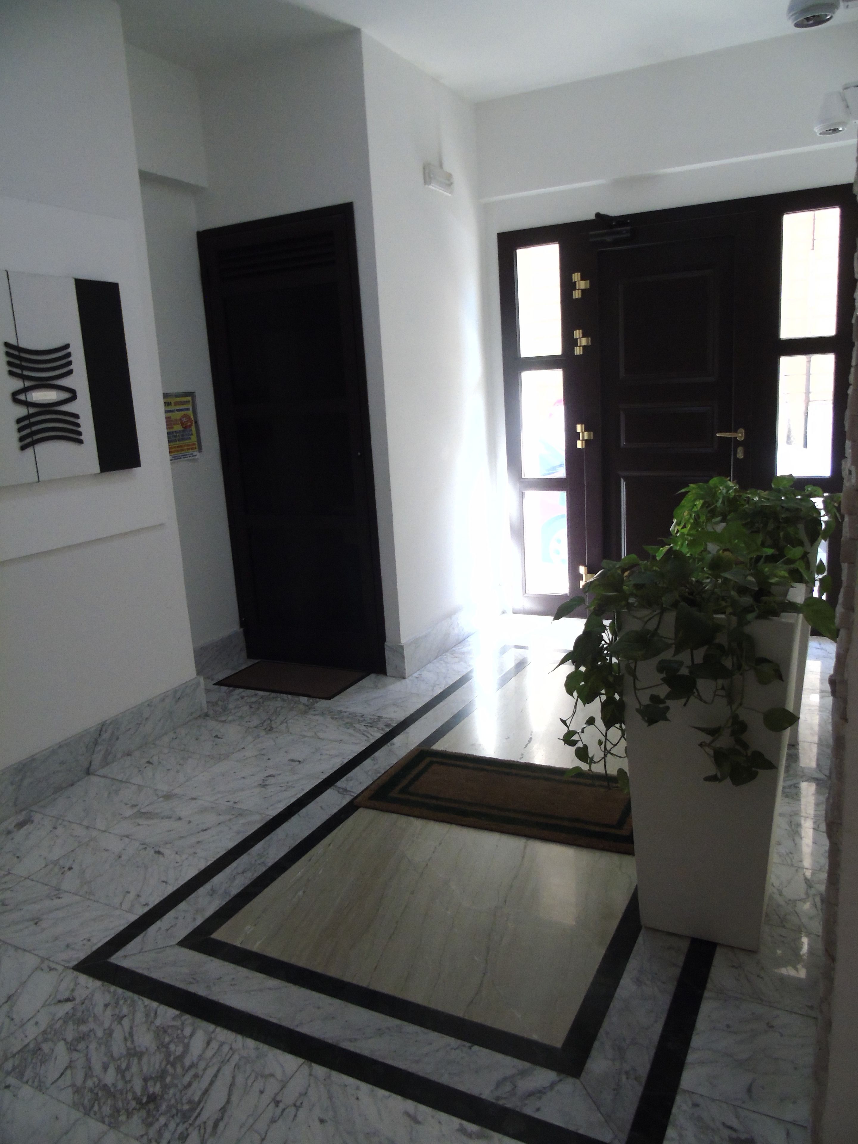 Interior entrance