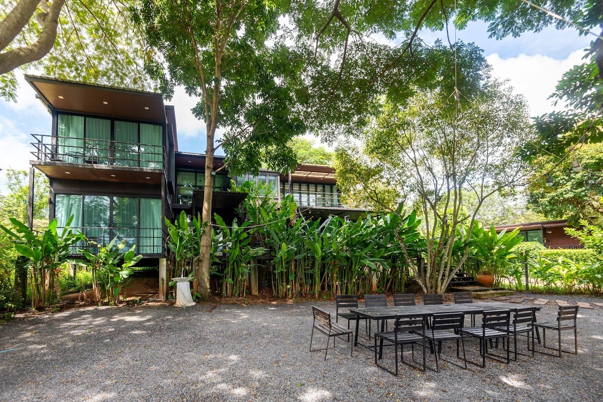 Exclusive-Villa, 4 Schlafzimmer, Gartenblick, zum Garten hin | Terrasse/Patio