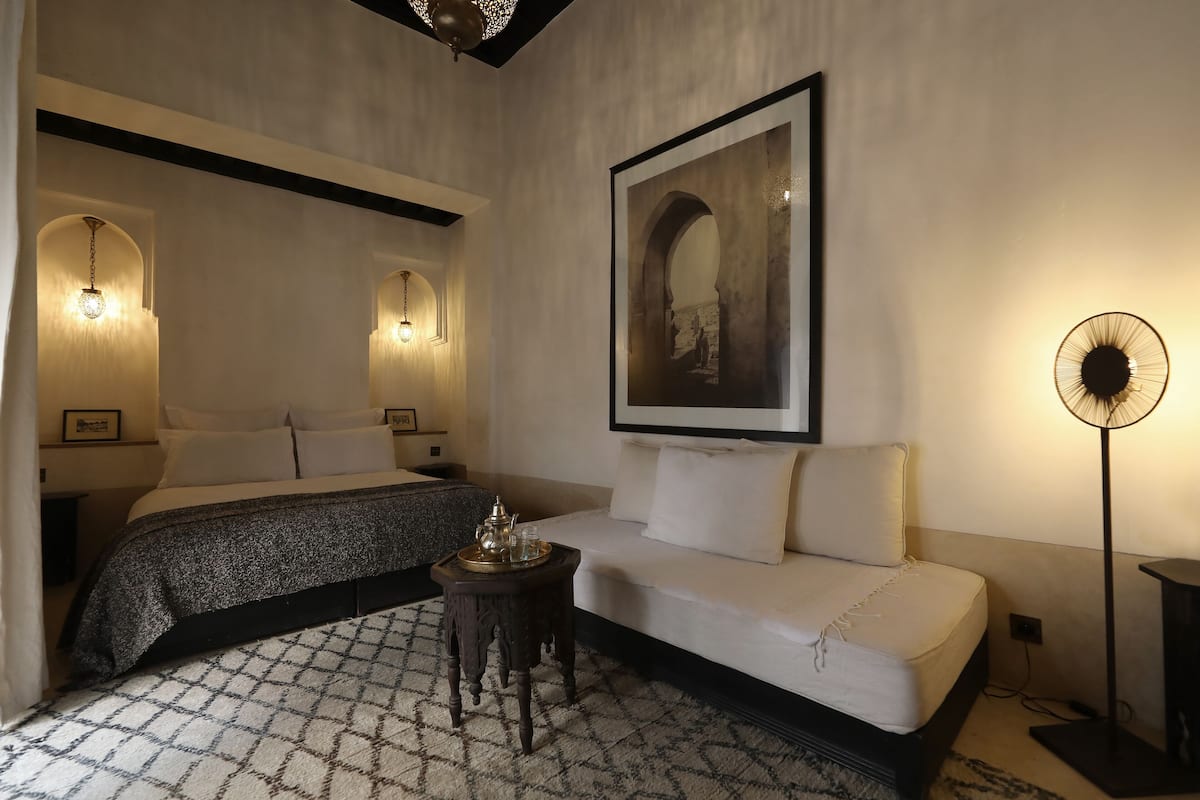 Camera Superior con letto matrimoniale o 2 letti singoli (Patio) | Una cassaforte in camera, con stile personalizzato