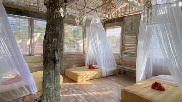 Standard Shared Dormitory, 1 Single Bed | In-room safe, bed sheets