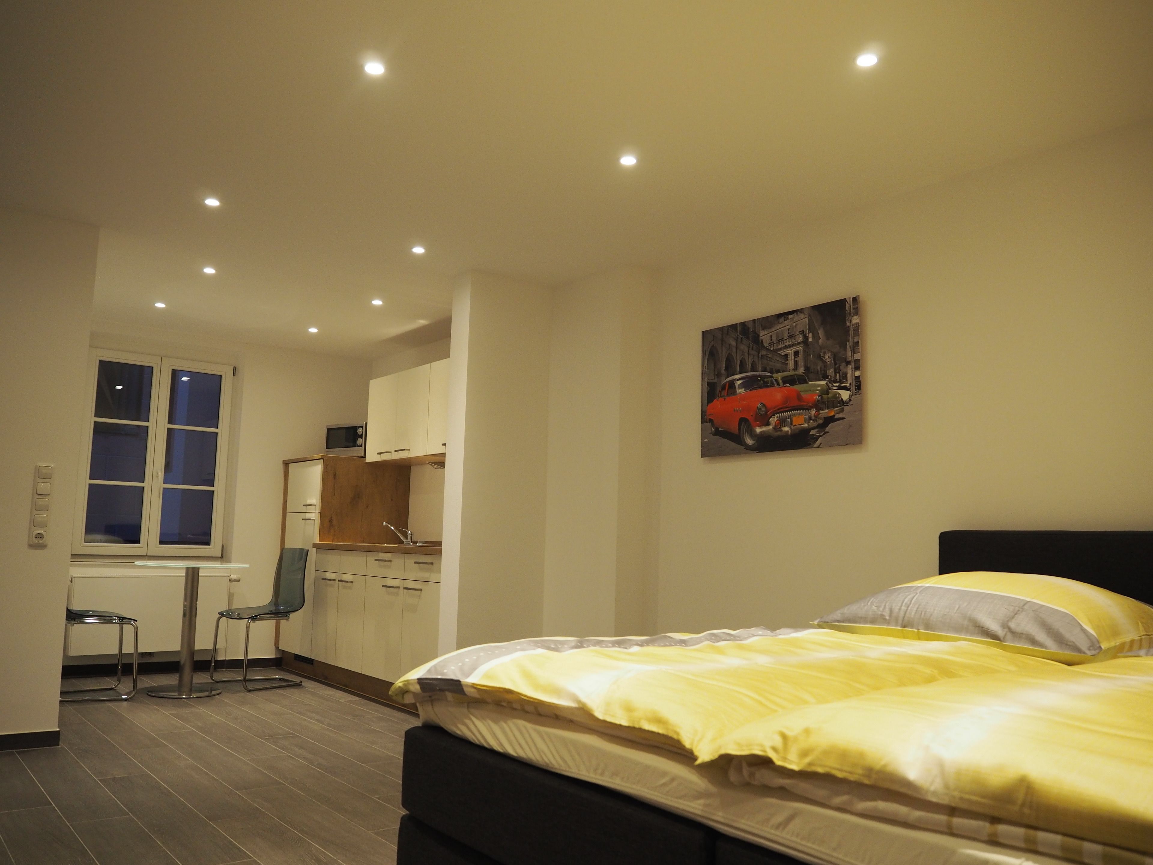 superior apartment, kitchenette | premium bedding, desk, cots/infant beds, rollaway beds