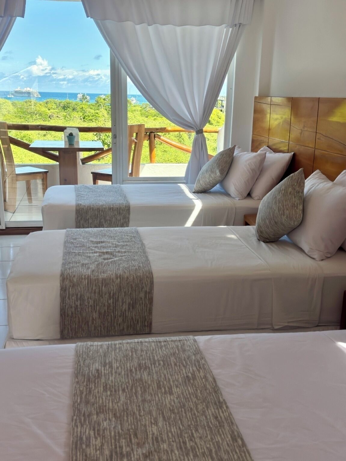 Premium bedding, down duvets, in-room safe, desk