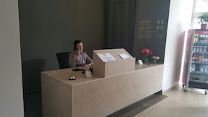 Kiosk voor inchecken/uitchecken