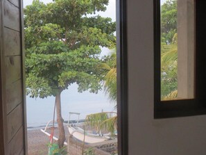 Blick von der Unterkunft