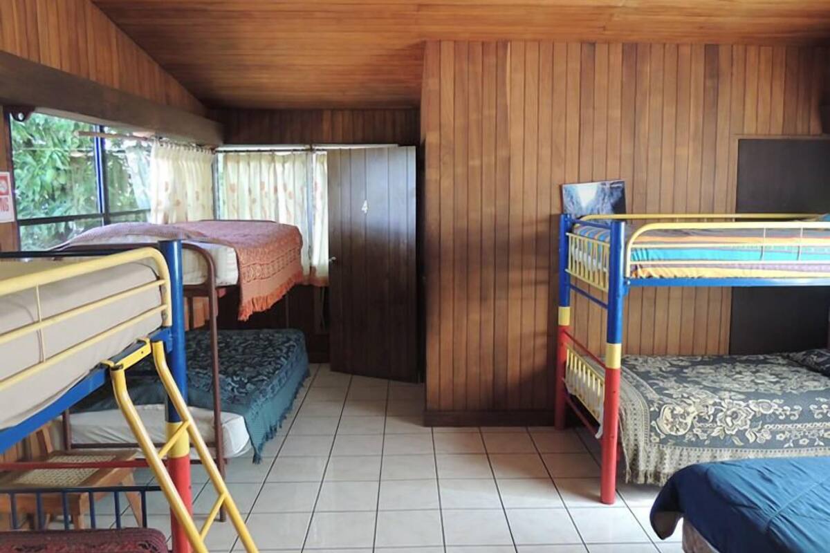 Dormitorio compartido estándar, vista a la ciudad | Escritorio, cunas gratuitas, camas extra y wifi gratis