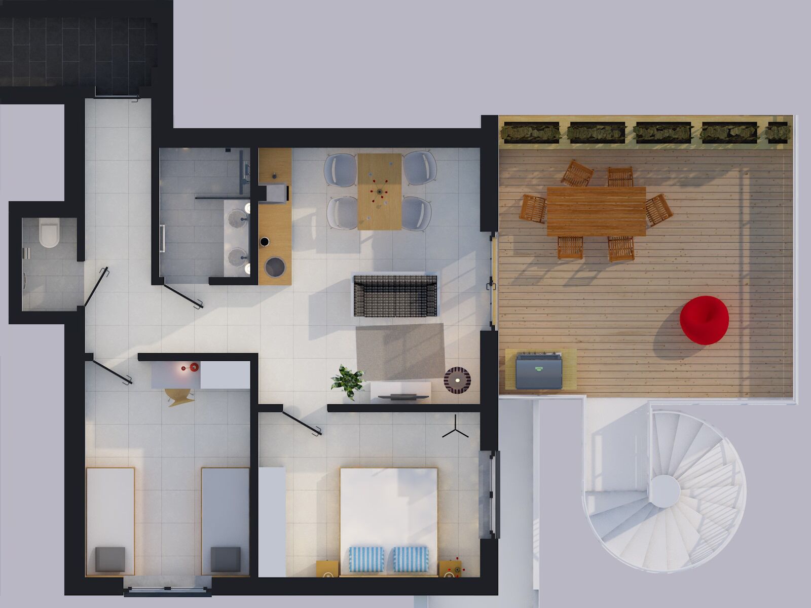 panoramic suite | floor plan