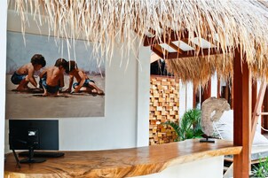 Quiosque de check-in/check-out