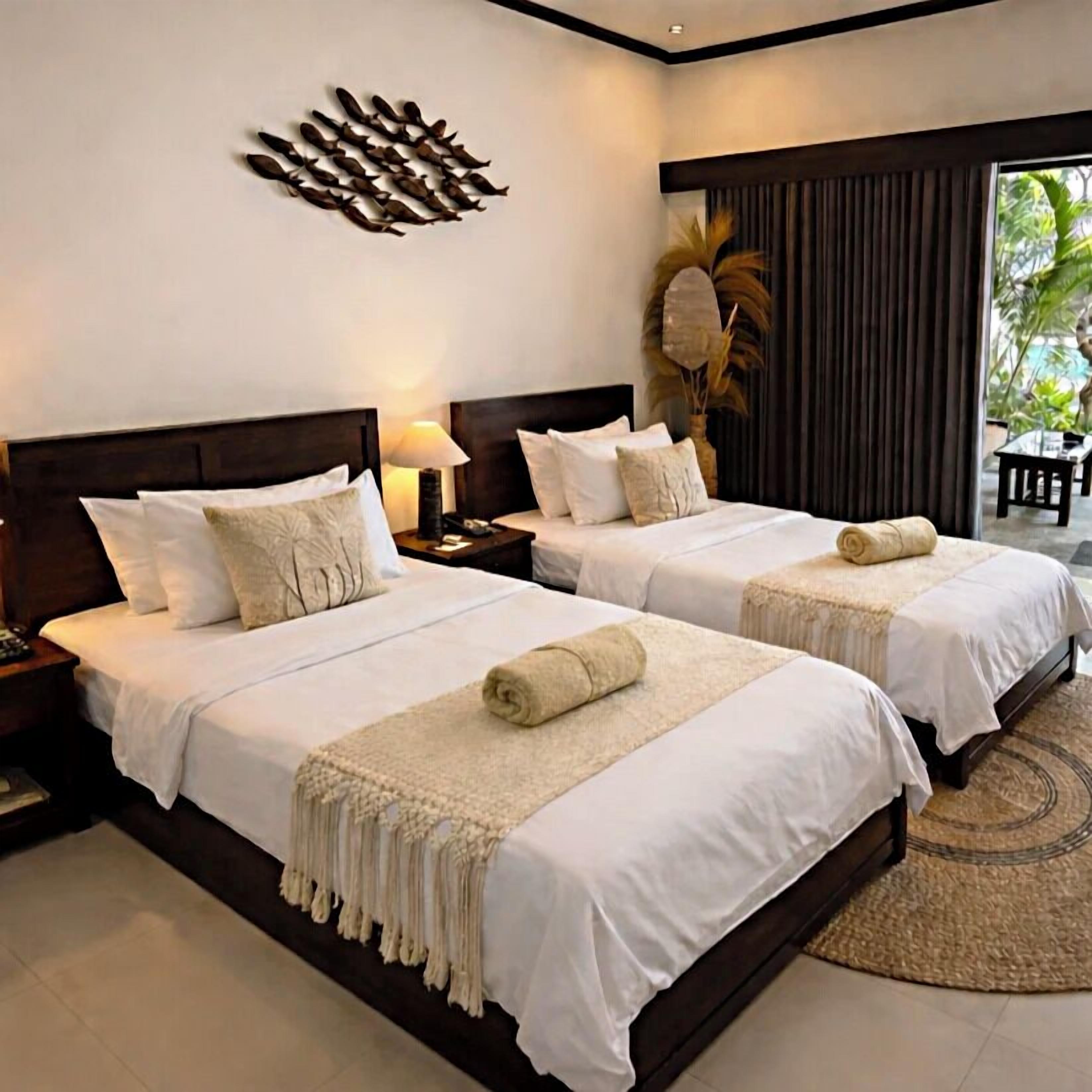 Phòng 2 giường đơn tiện nghi đơn giản, 2 giường đơn | Minibar, két bảo mật tại phòng, phòng cách âm 