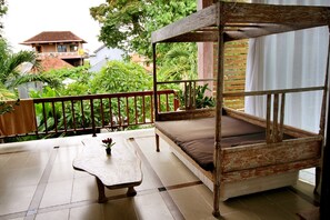 럭셔리 빌라, 전용 수영장, 정원 전망 | 발코니