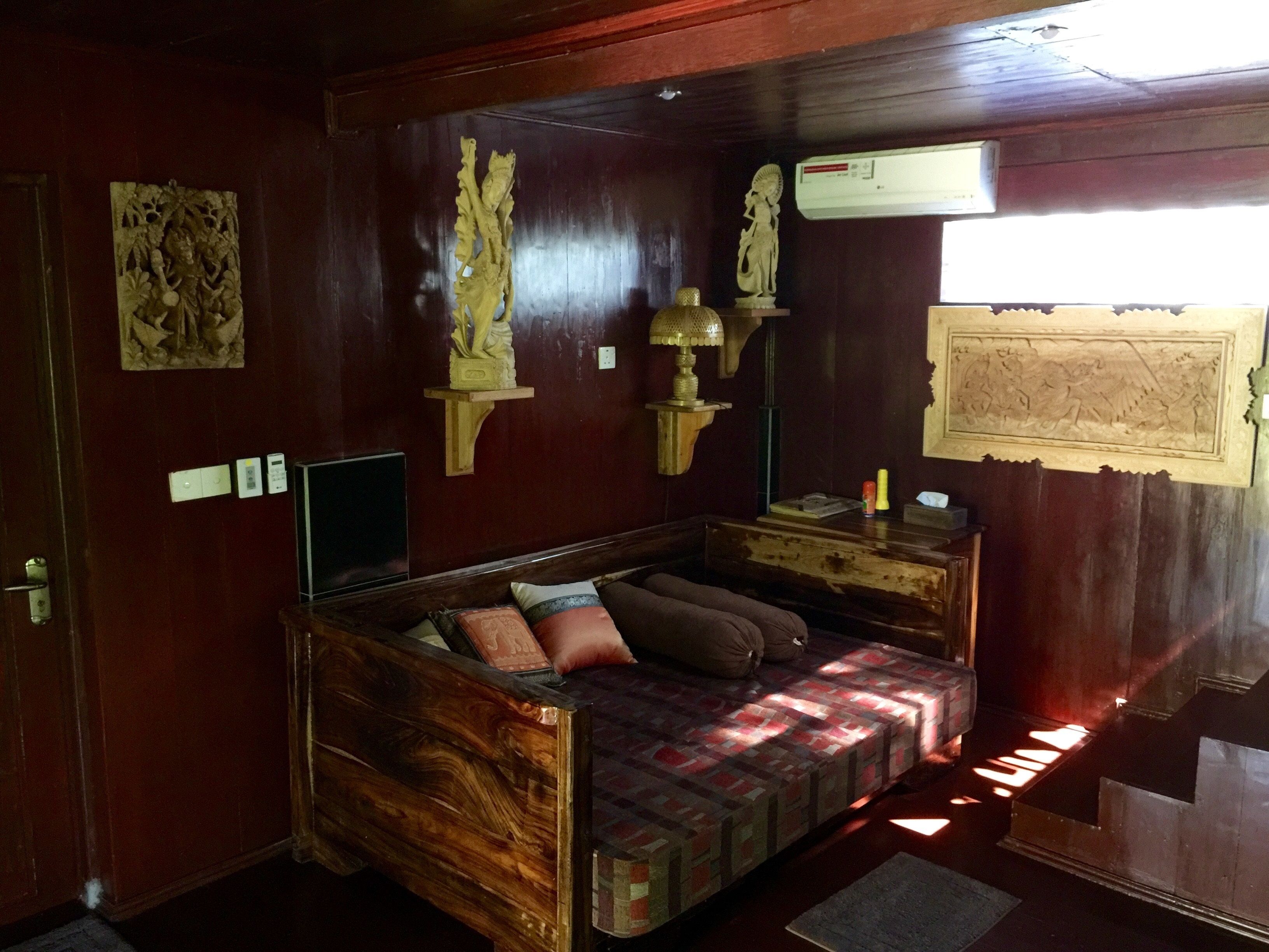 superior cottage (coconut) | living room | led tv