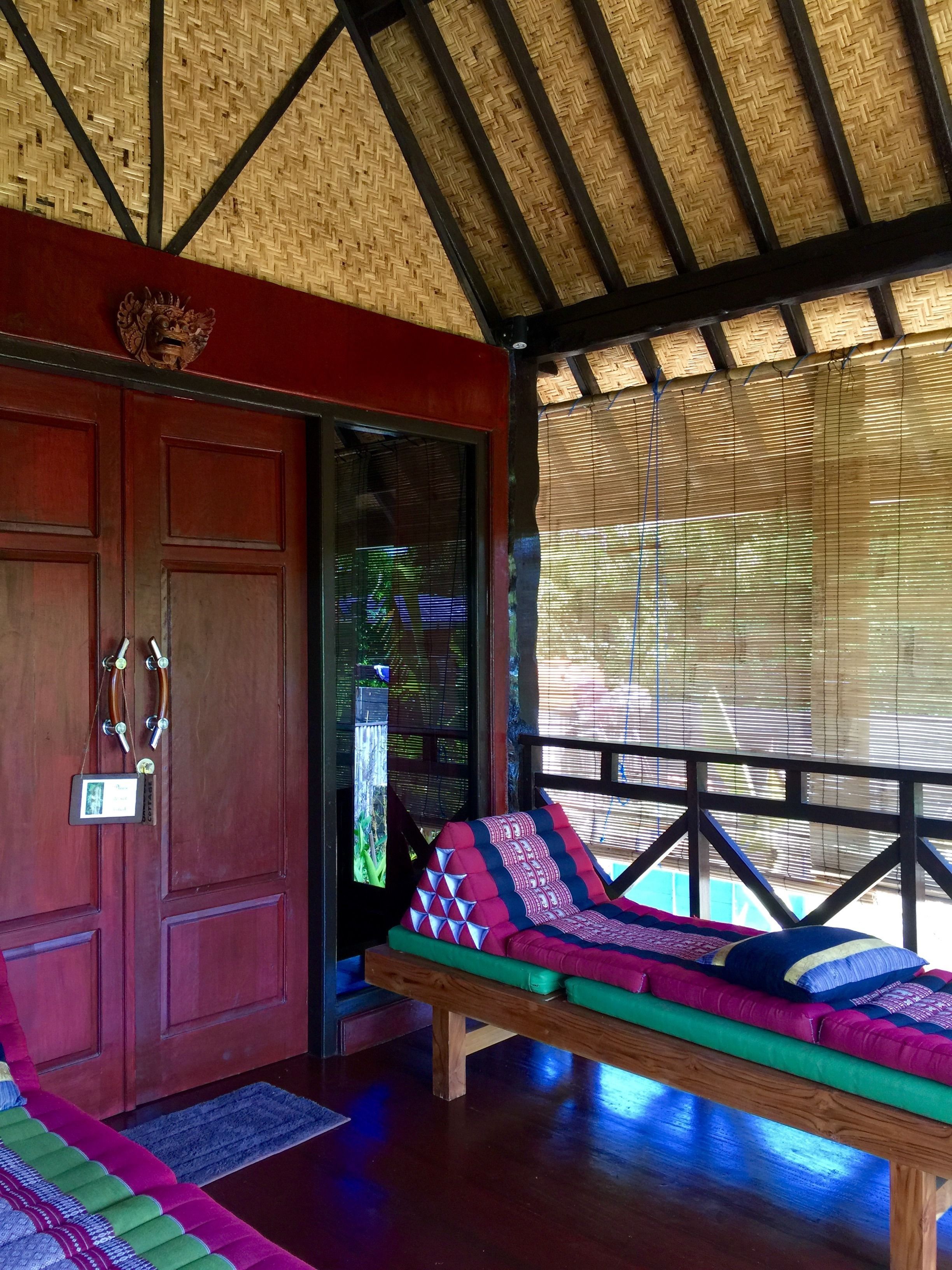 standard cottage (bamboo) | terrace/patio