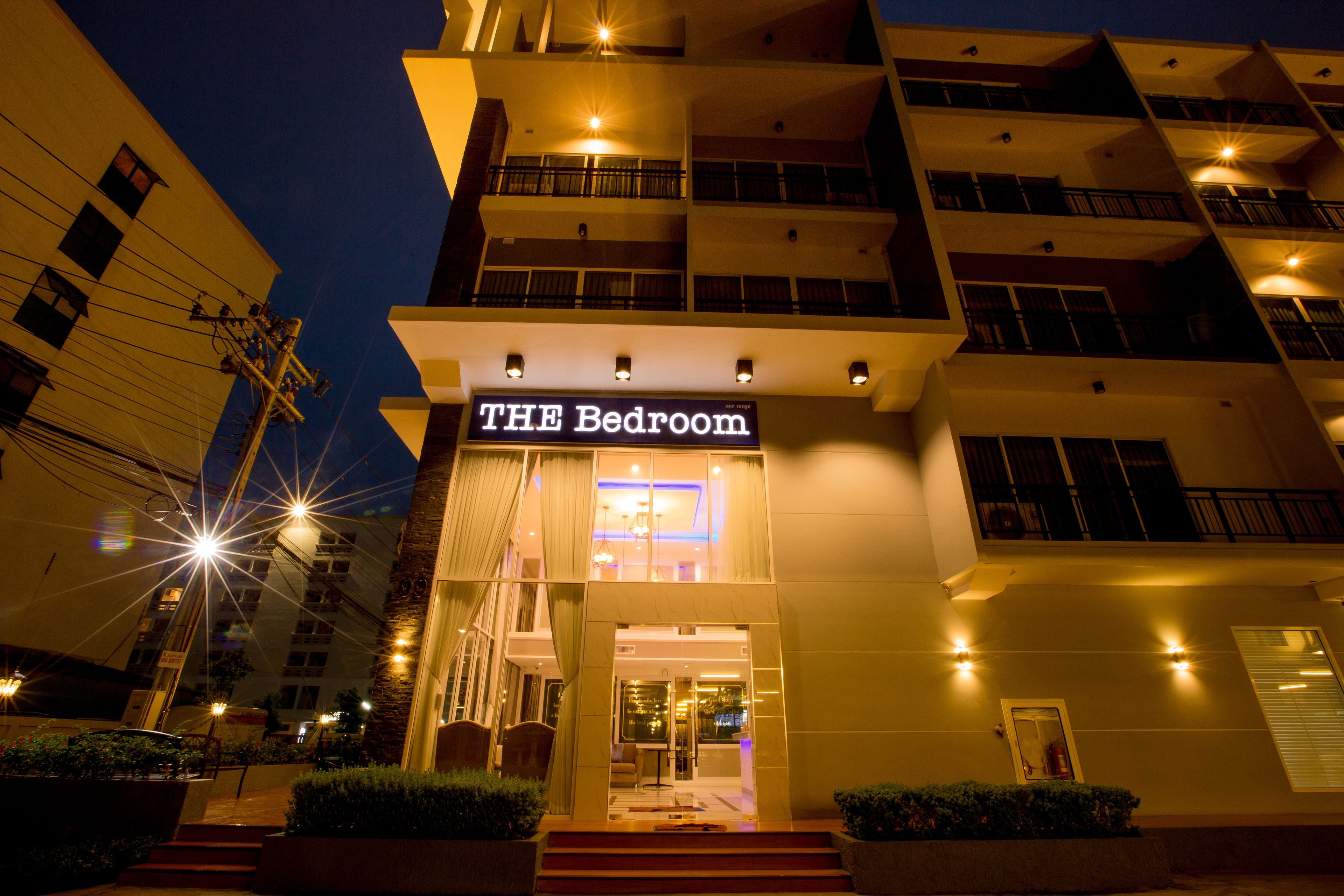 front of property – evening/night