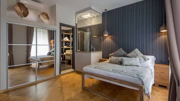 Suite | 1 habitación, ropa de cama de alta calidad y minibar