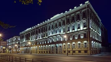 Front of property - evening/night