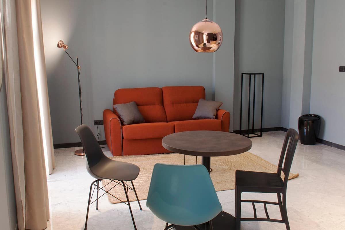 Superior Apartment | Living area | 32-inch flat-screen TV with satellite channels, TV