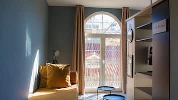 Apartment, 1 Schlafzimmer | 1 Schlafzimmer, Daunenbettdecken, Zimmersafe, Verdunkelungsvorhänge