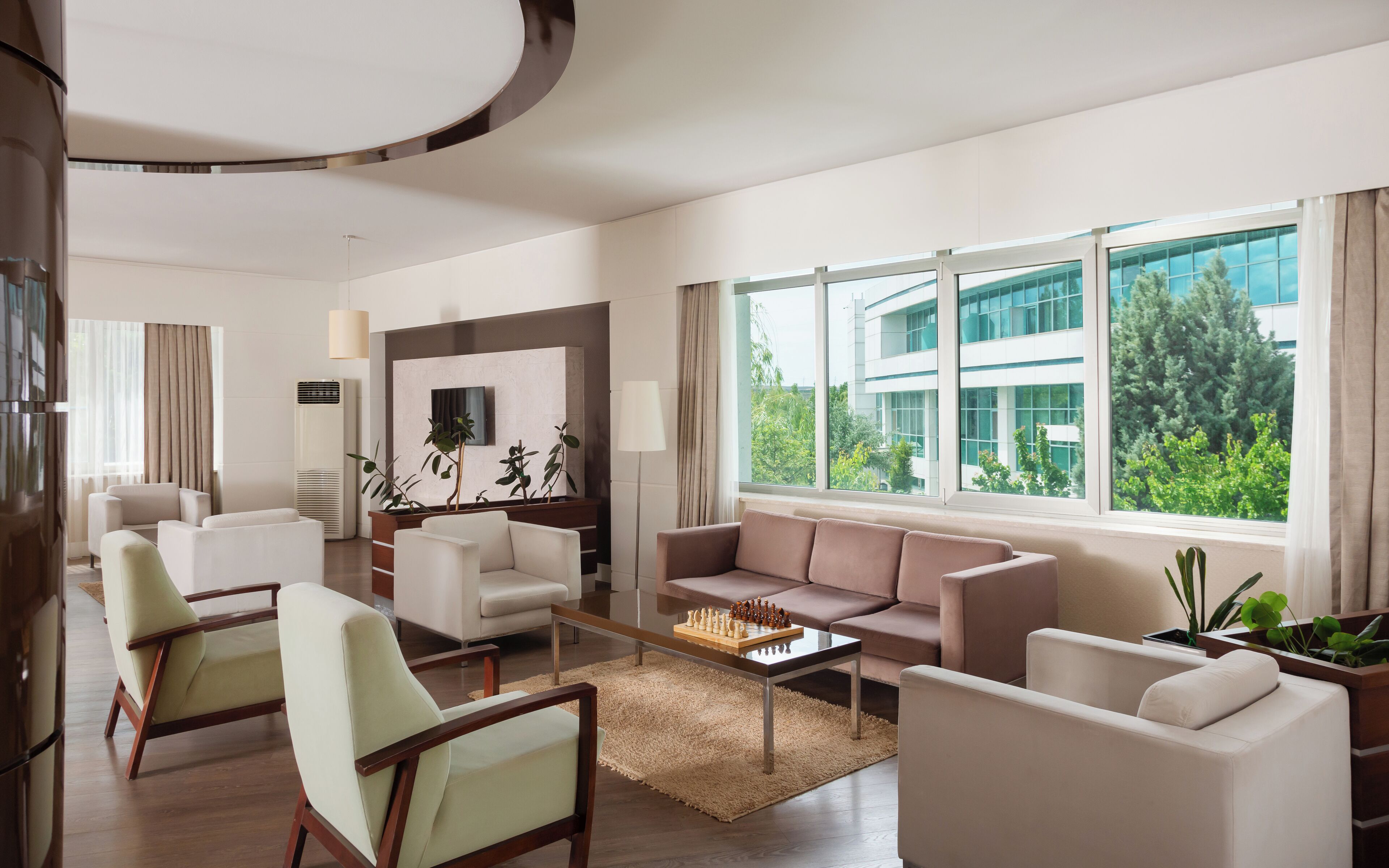 Sala de estar en el lobby