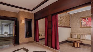 Sauna a vapor, banho turco/hammam, salas de massagem/tratamento