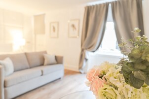 Suite estudio, varias camas | Ropa de cama de alta calidad y decoración individual