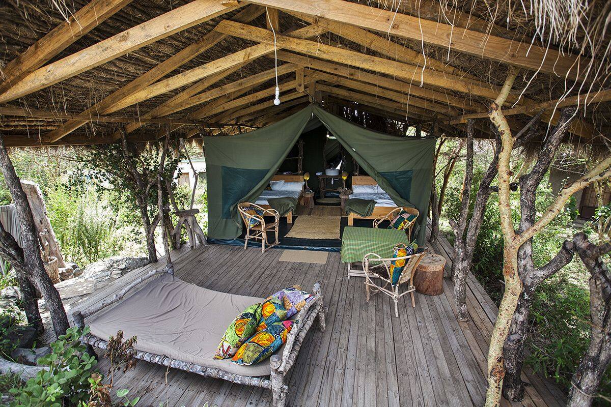 Deluxe Tent, Mountain View | Terrace/patio