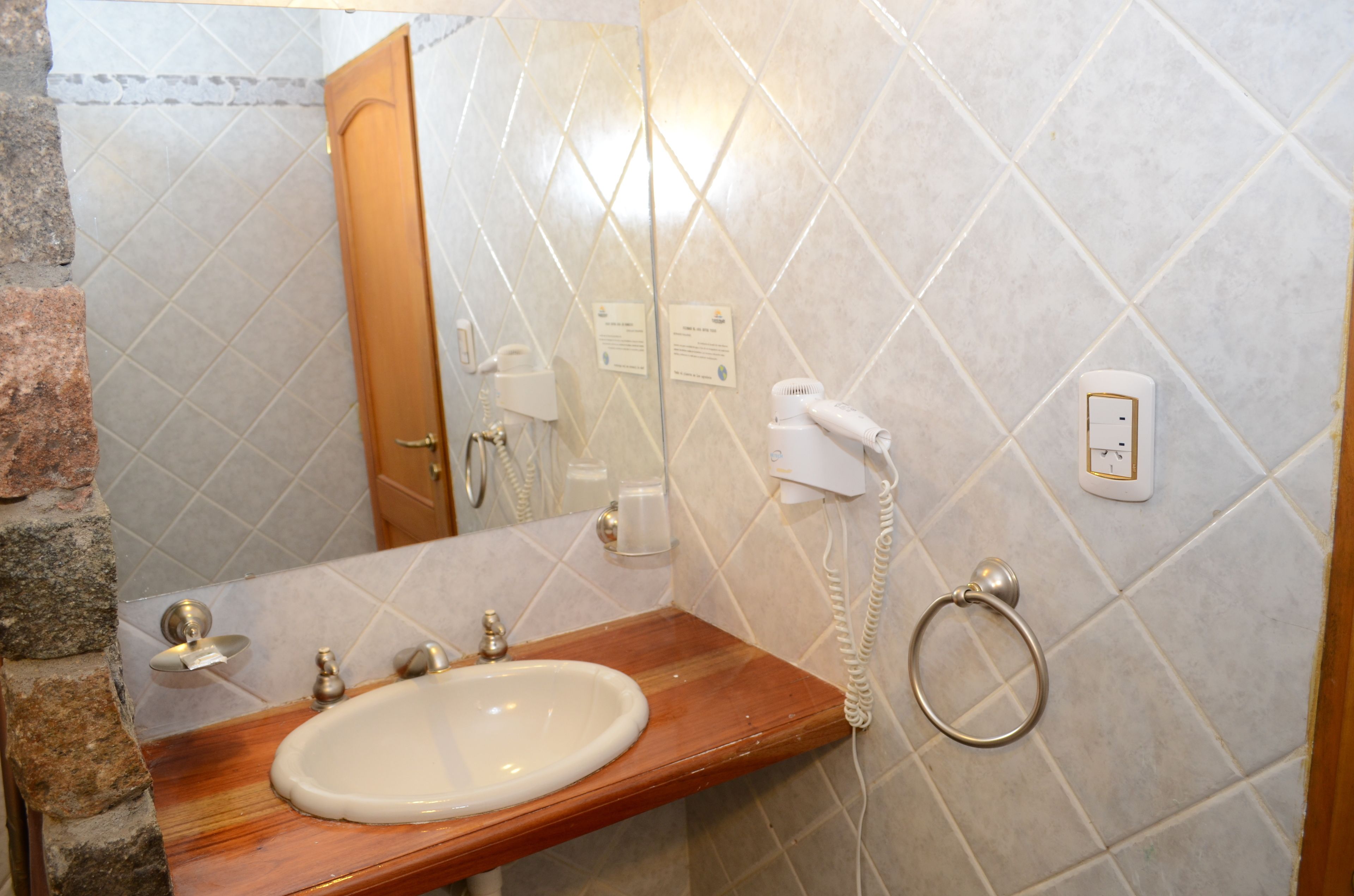 cabin, lake view | bathroom sink