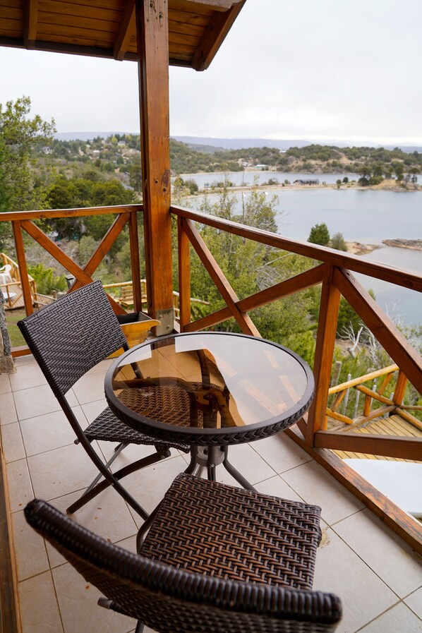 Cabin, Lake View | Terrace/patio