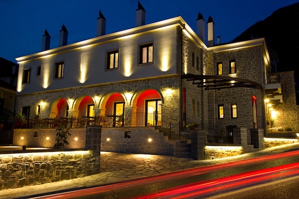 Front of property – evening/night