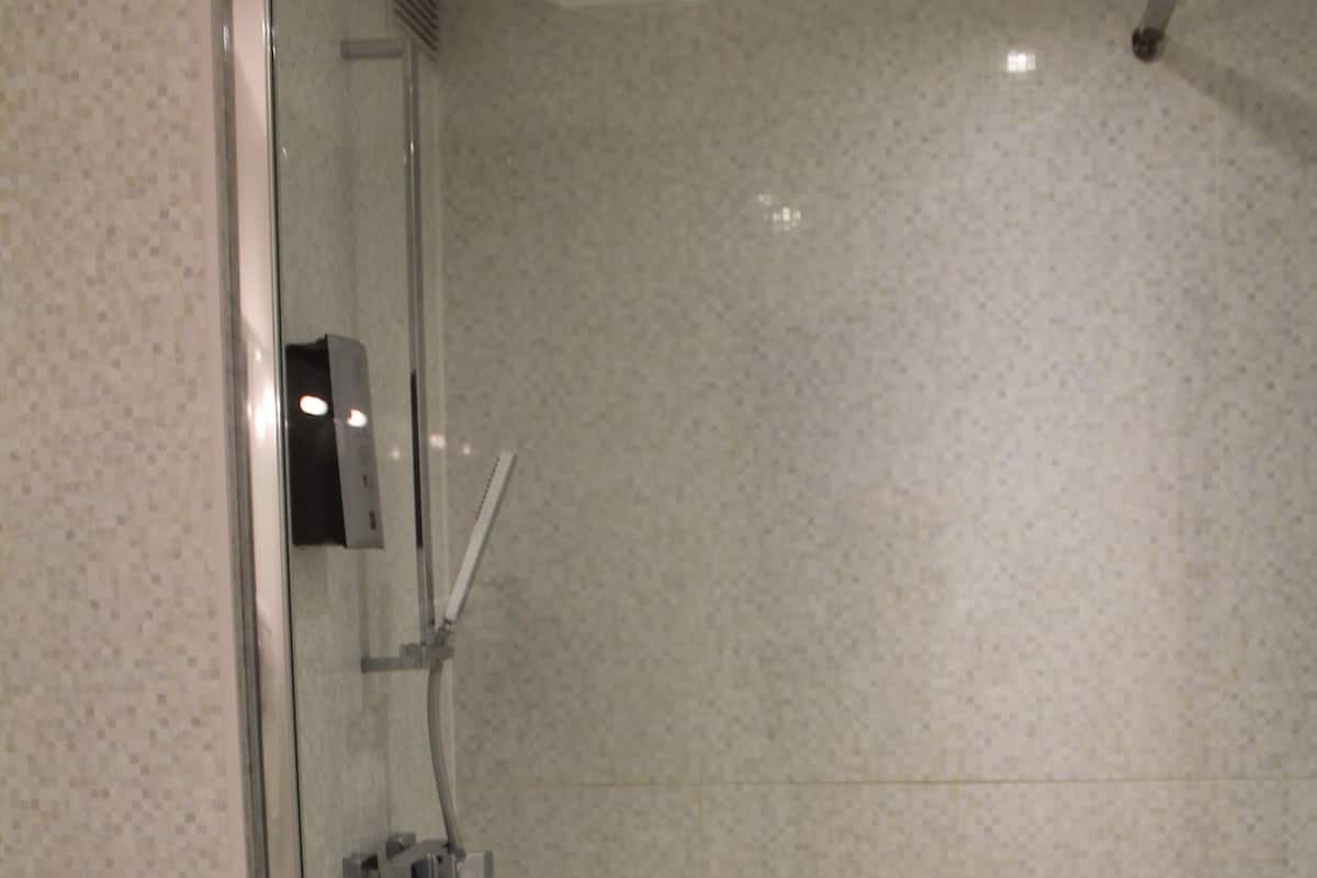 free toiletries, hair dryer, towels