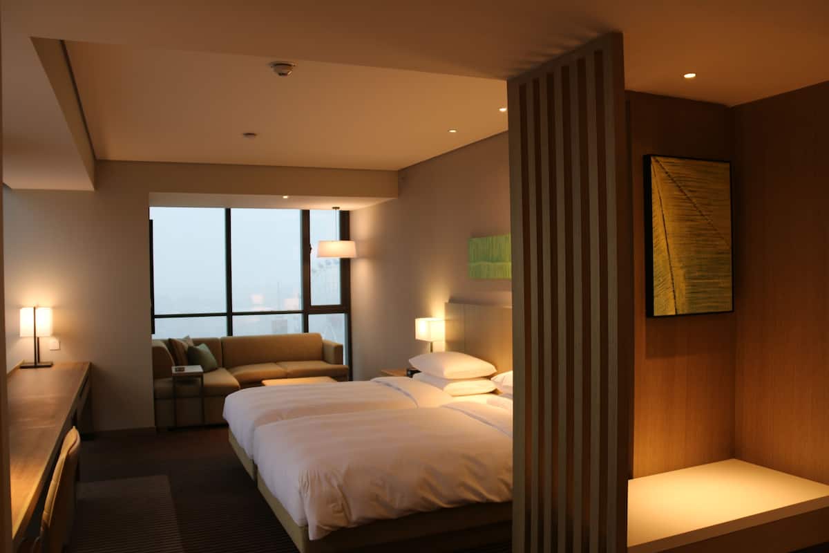 Premium bedding, down duvets, in-room safe, individually decorated