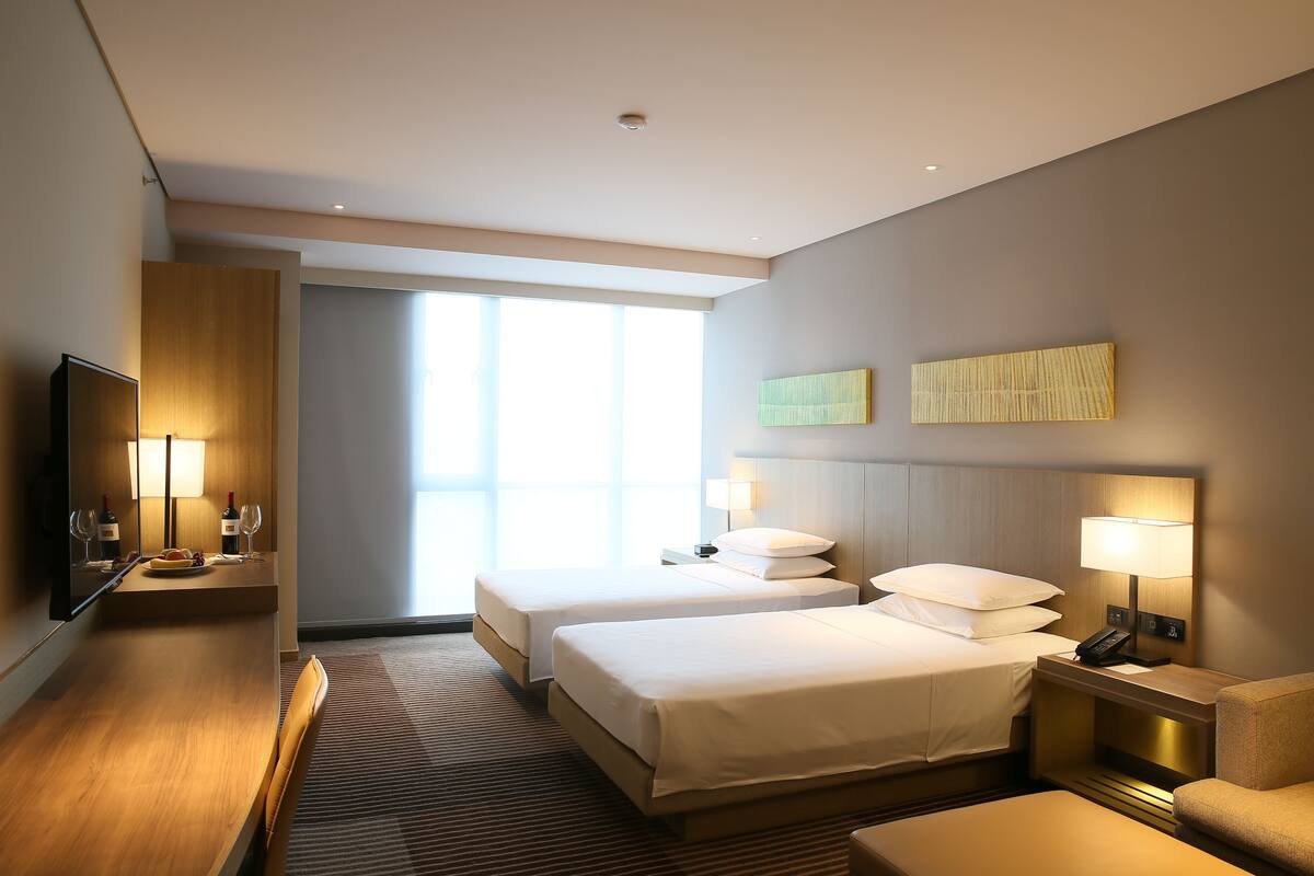 Premium bedding, down duvets, in-room safe, individually decorated