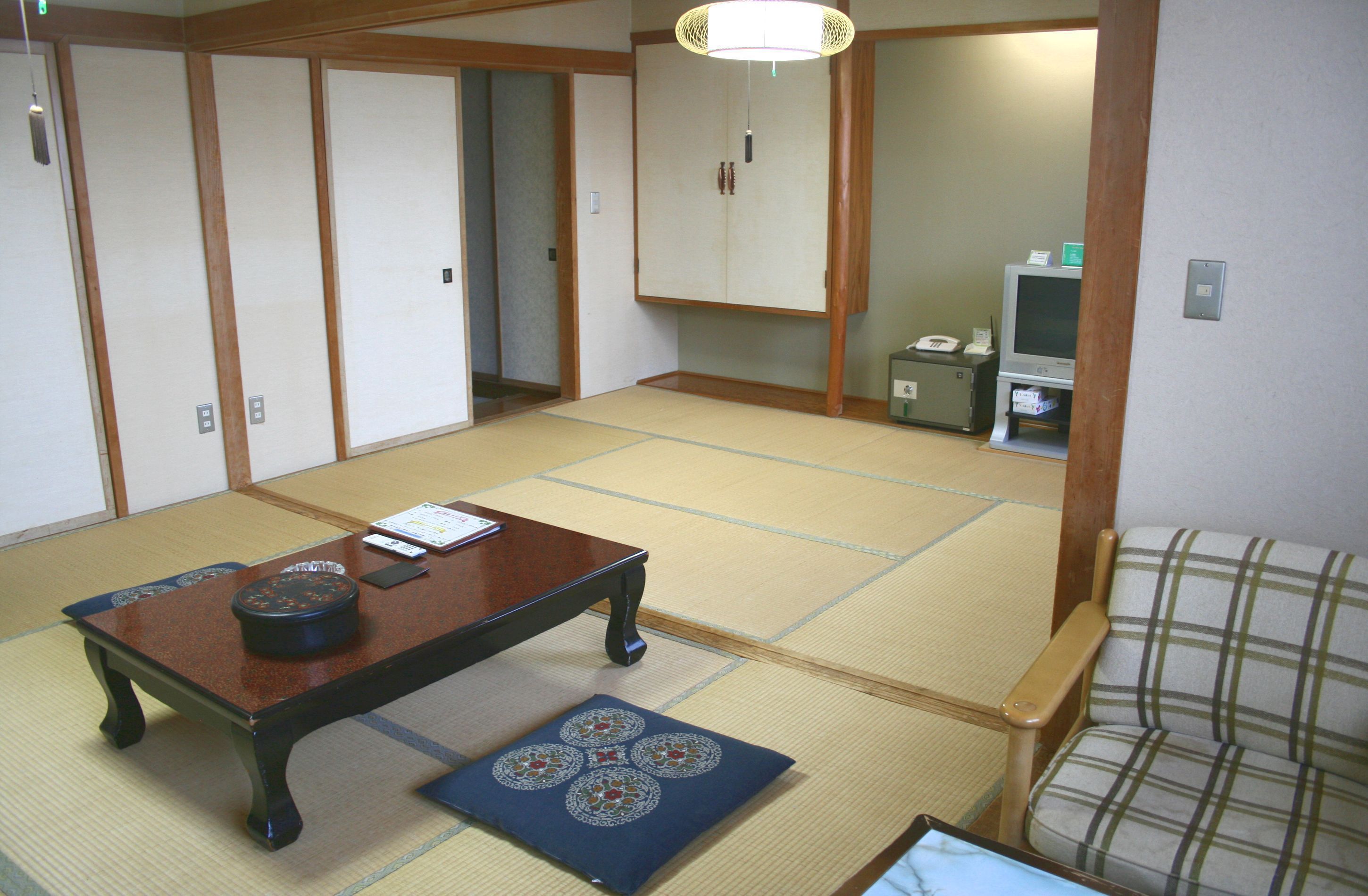 Traditional-Zimmer, Raucher, Annex (Economy Japanese Style, Quadruple) | Wohnbereich