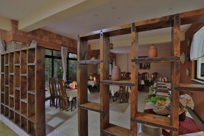 Double or Twin Room, Mountain View | Living area | TV