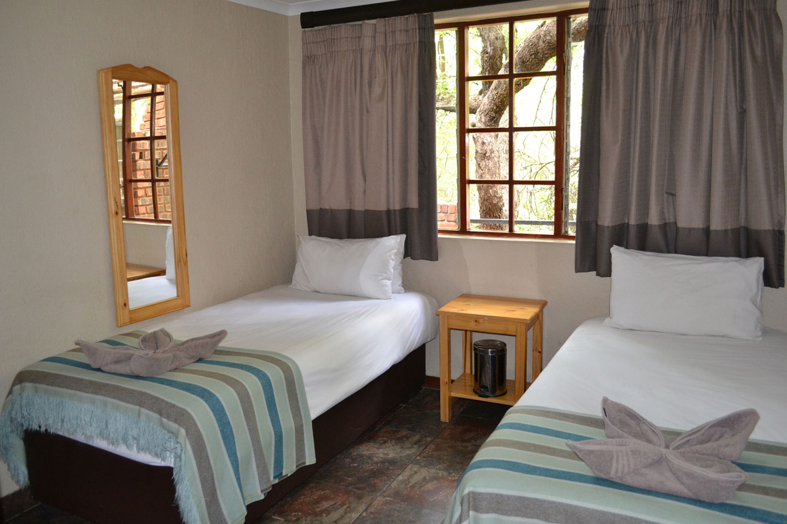 two bedroom chalet with patio | in-room safe, free cots/infant beds, bed sheets