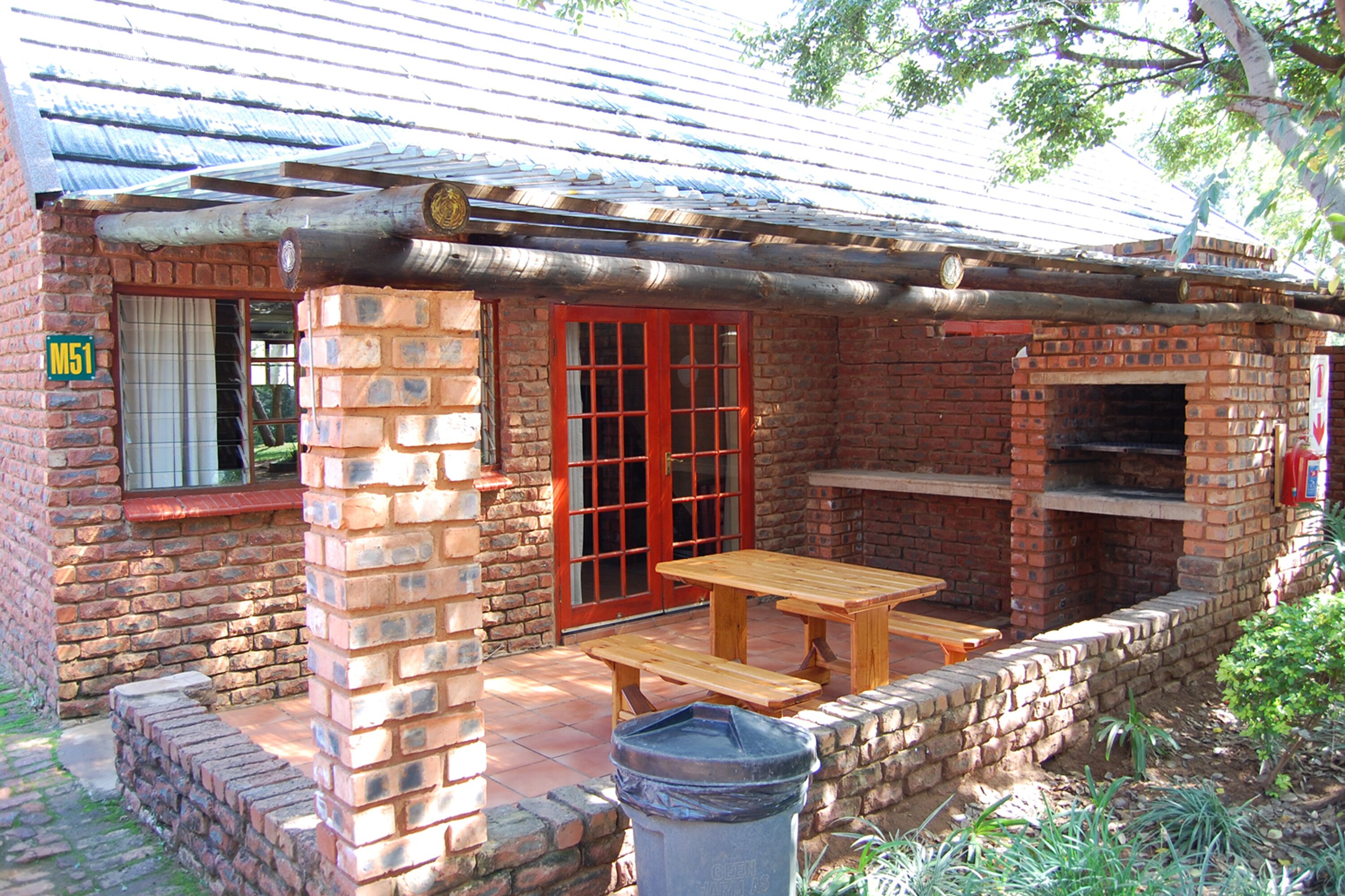 two bedroom chalet with patio | terrace/patio