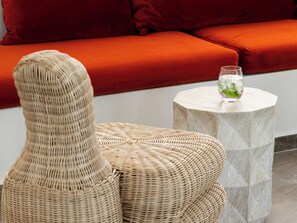 Sittområde i lobbyn