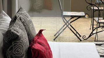 In-room safe, desk, laptop workspace, blackout curtains