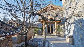 Fassade der Unterkunft