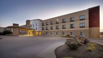 Front of property – evening/night