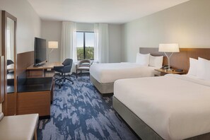 Pillowtop beds, in-room safe, desk, laptop workspace