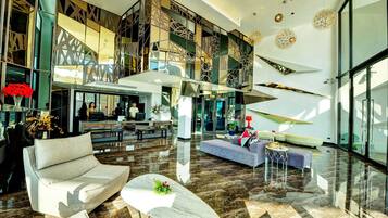 Sala de estar en el lobby