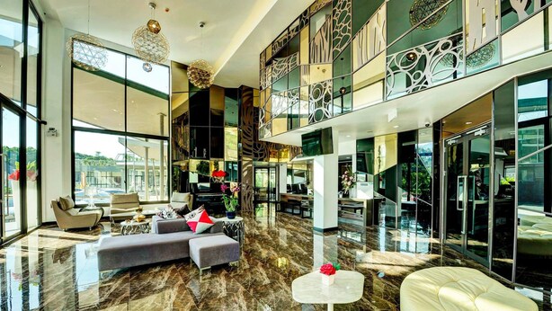 Sala de estar en el lobby