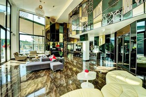 Sala de estar en el lobby
