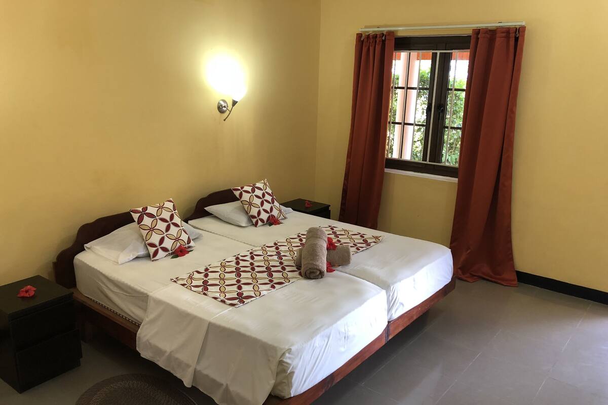 Double Room, Ground Floor | Premium bedding, cribs (free), bed sheets