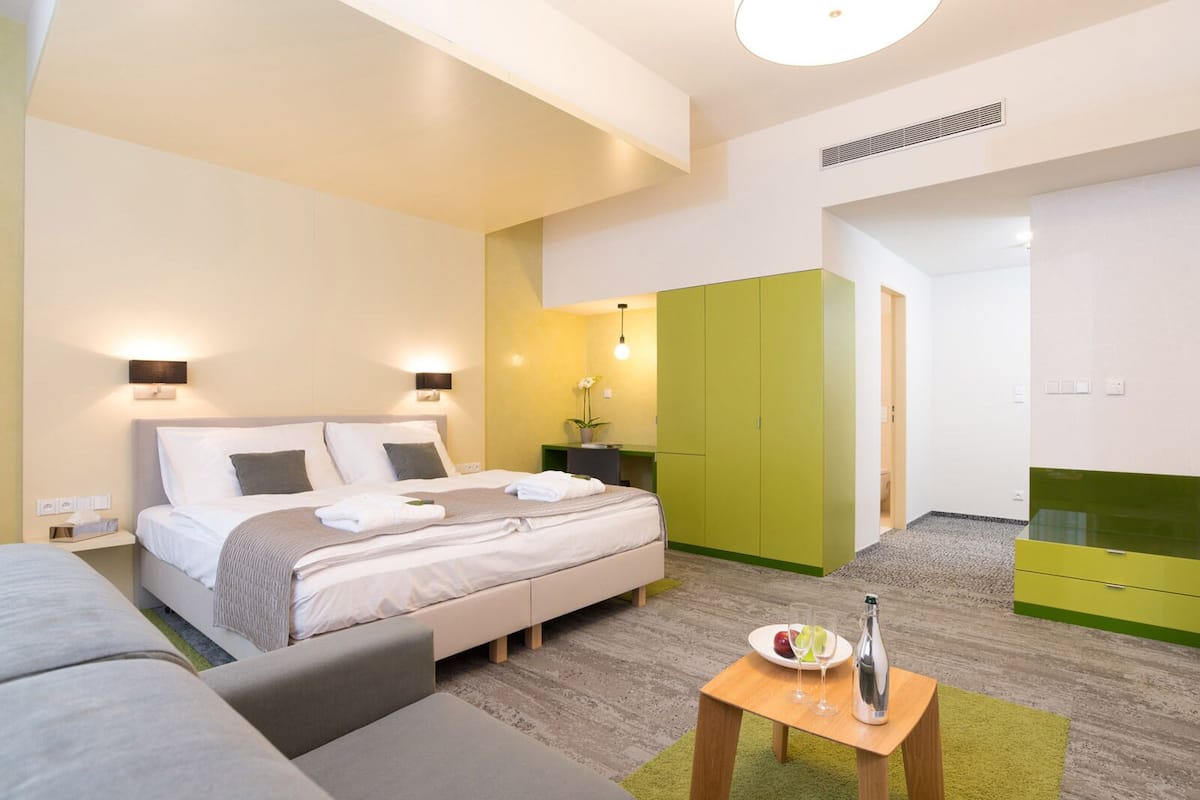 Junior Suite with Sofa | Premium bedding, memory foam beds, minibar, in-room safe