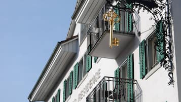 Fassade der Unterkunft